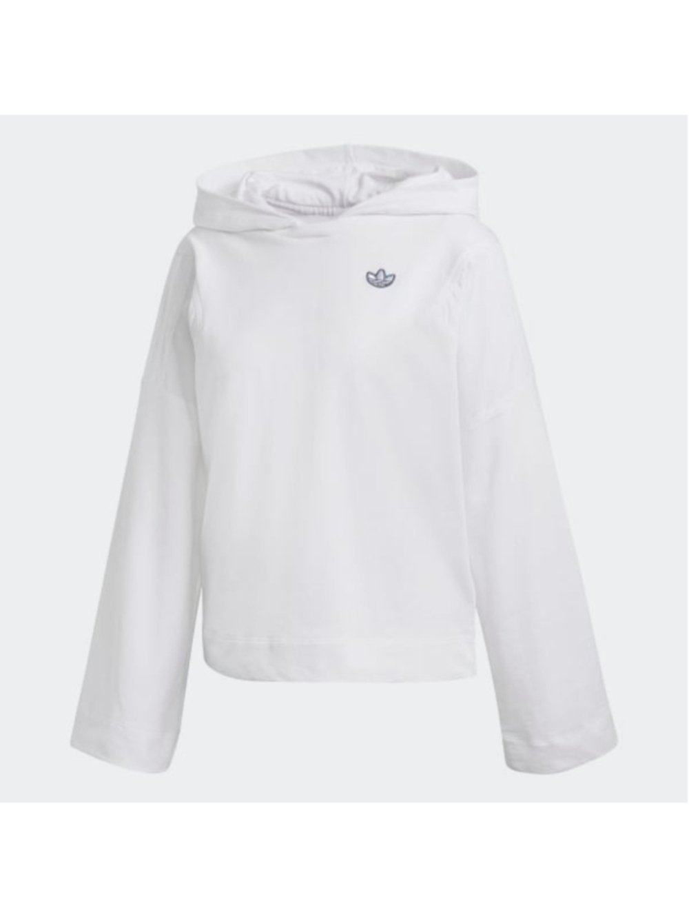 Adidas Originals Women's White Hoodie Bell Sleeves Size S BNWT